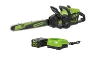 Greenworks 80-Volt Cordless Brushless Chainsaw: was $399.99, now $309.99 at Best Buy