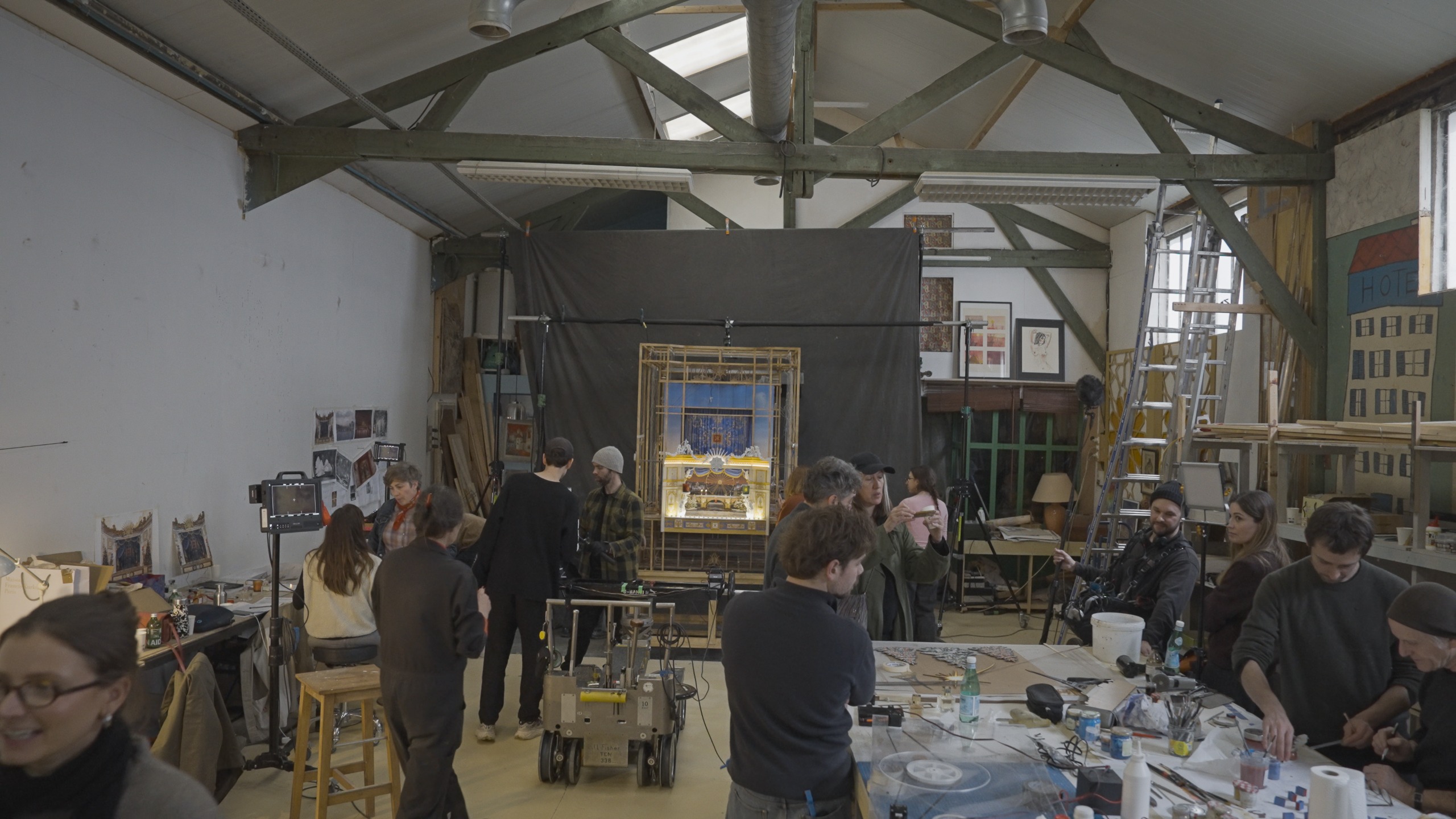 Maison Francis Kurkdjian holiday campaign behind the scenes