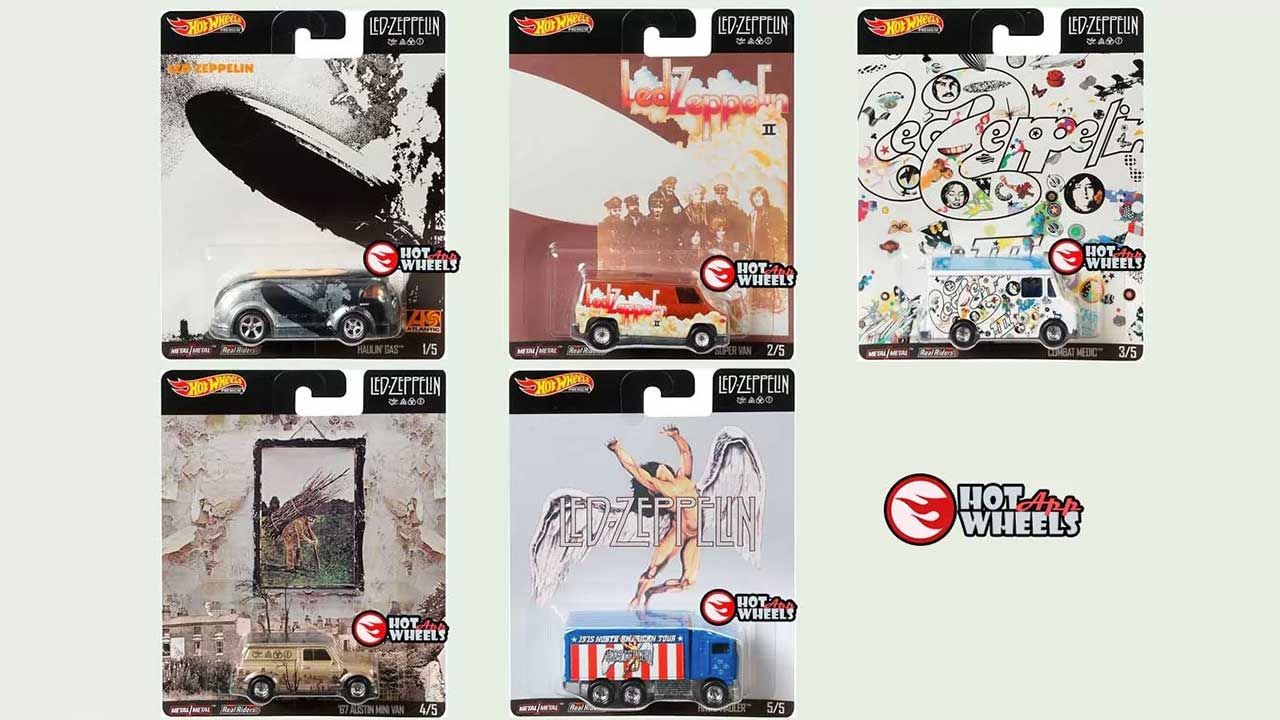 Led Zeppelin albums given new life as Hot Wheels toy vans | Louder