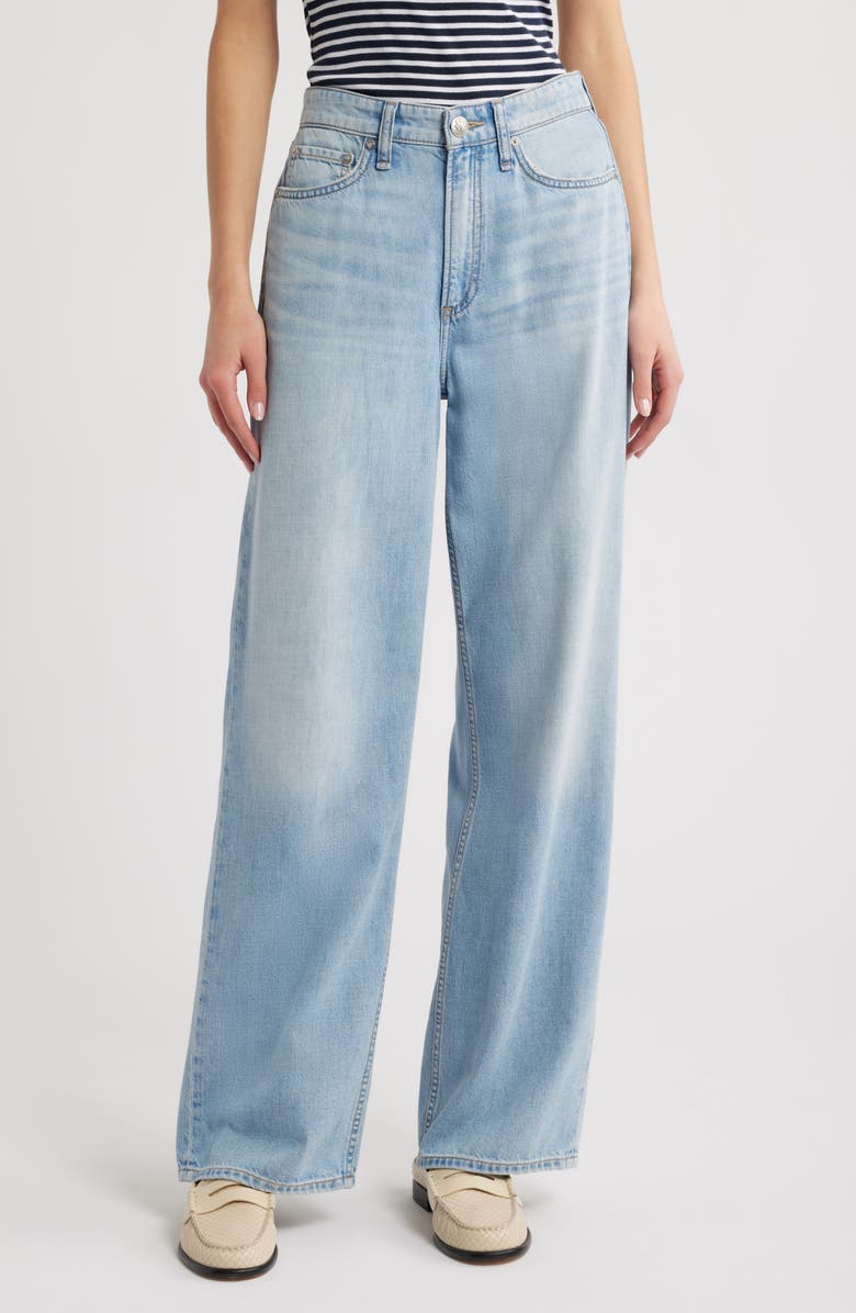 Featherweight Logan Mid Rise Wide Leg Jeans
