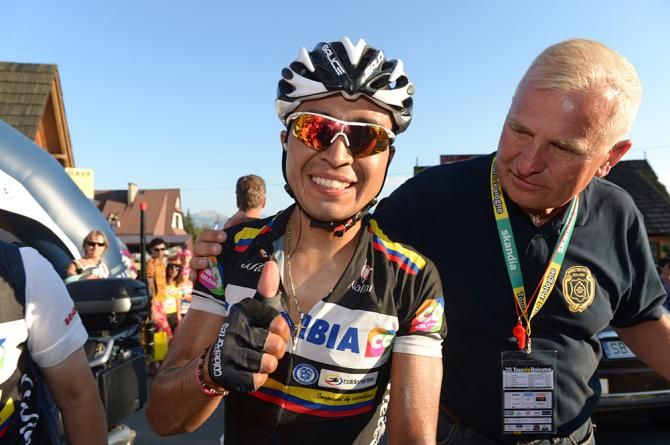 Darwin Atapuma (Colombia) happy with his stage win in Poland
