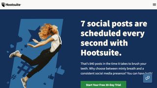 Website screenshot for Hootsuite