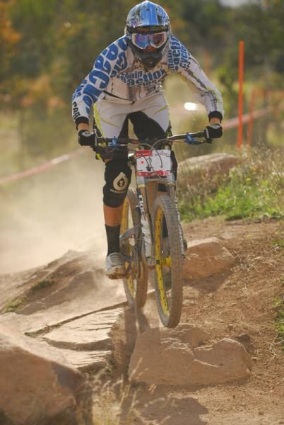 Claire Buchar made short work of the Canberra downhill to post another win.