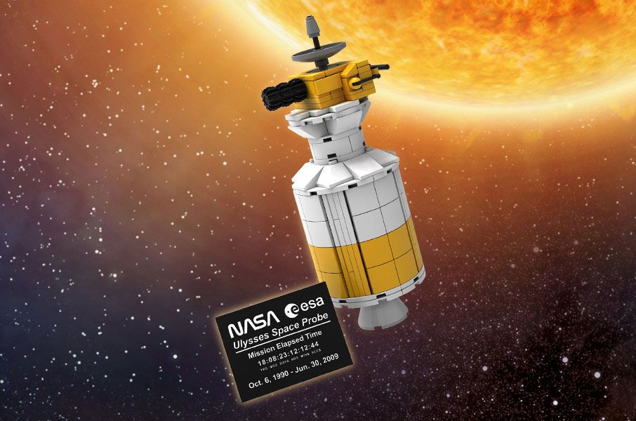 Lego VIP members can redeem 1,800 points for a model of the Ulysses solar probe, a NASA and European Space Agency (ESA) spacecraft launched aboard the space shuttle Discovery. 