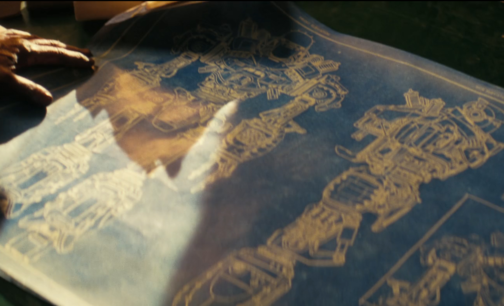 Blueprints showing Liberty Prime Alpha