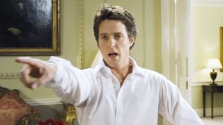 Hugh Grant dancing in Love Actually