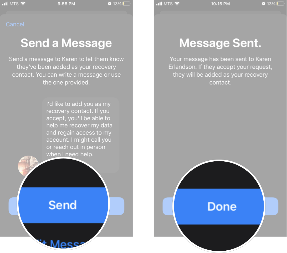 How To Set Up Account Recovery Contacts On IPhone And IPad IMore