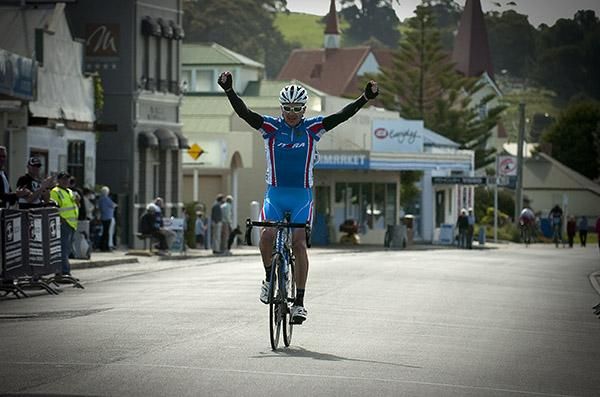 Russian in a hurry: Valery Valynin (Team Russia) warmed up for the Jayco Herald Sun Tour with a stage win in the Tour of Tasmania in Penguin.