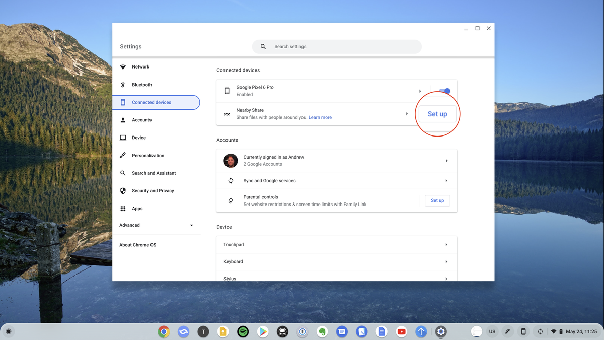 How to send files from your phone to your Chromebook using Nearby Share