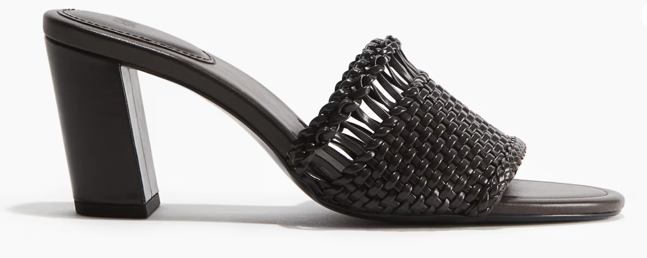 Braided Heeled Sandals