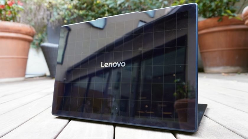 Lenovo Yoga Solar PC back with solar panel