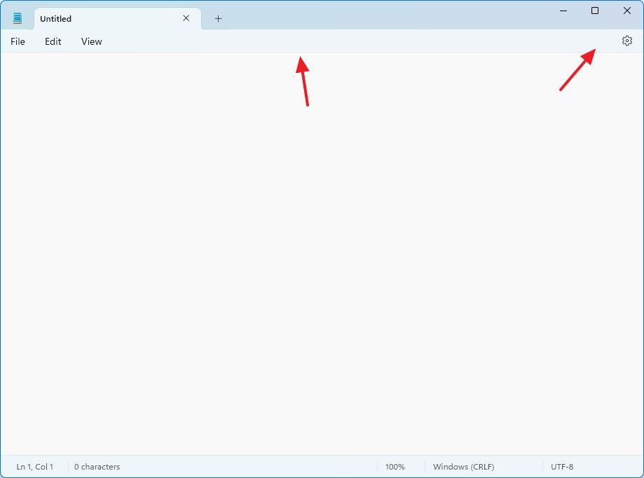 Notepad without AI or formatting features