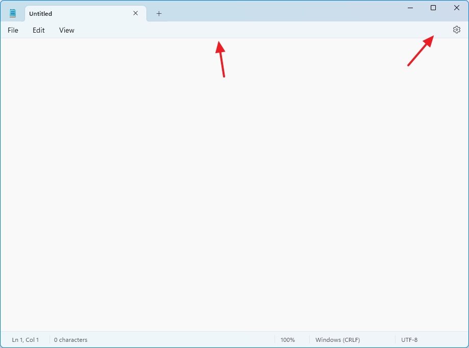 Notepad without AI or formatting features
