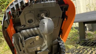 looking underneath the worx landroid