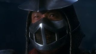 The Shredder eyeing down the Turtles in Teenage Mutant Ninja Turtles