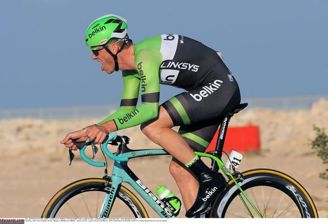 Lars Boom time trials in Qatar