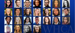 The WHCA 2020 college scholars class picture