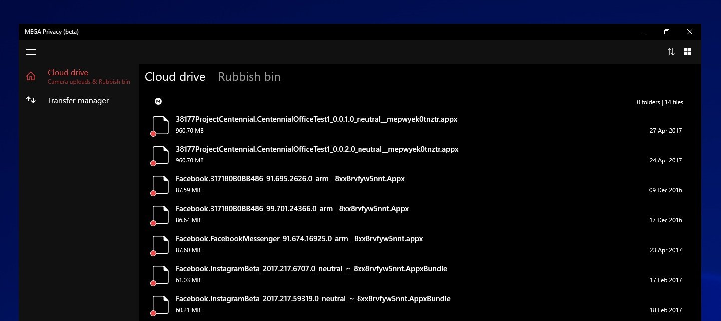 Mega Privacy UWP