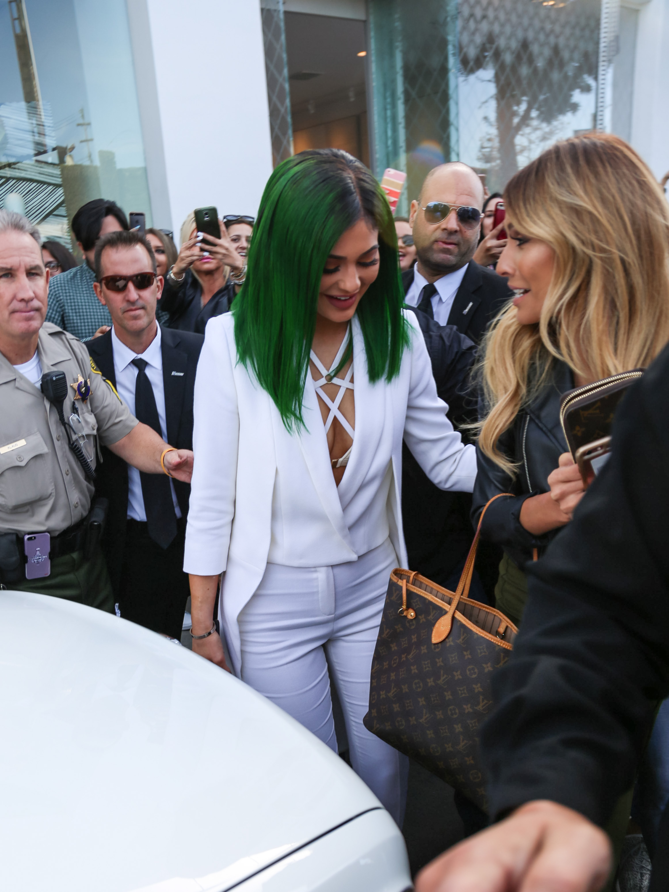 Kylie Jenner is seen leaving 'DASH' store on November 30, 2015 in Los Angeles, California.