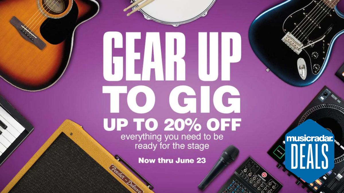 Get 20% off select gear at Guitar Center: the best deals for live