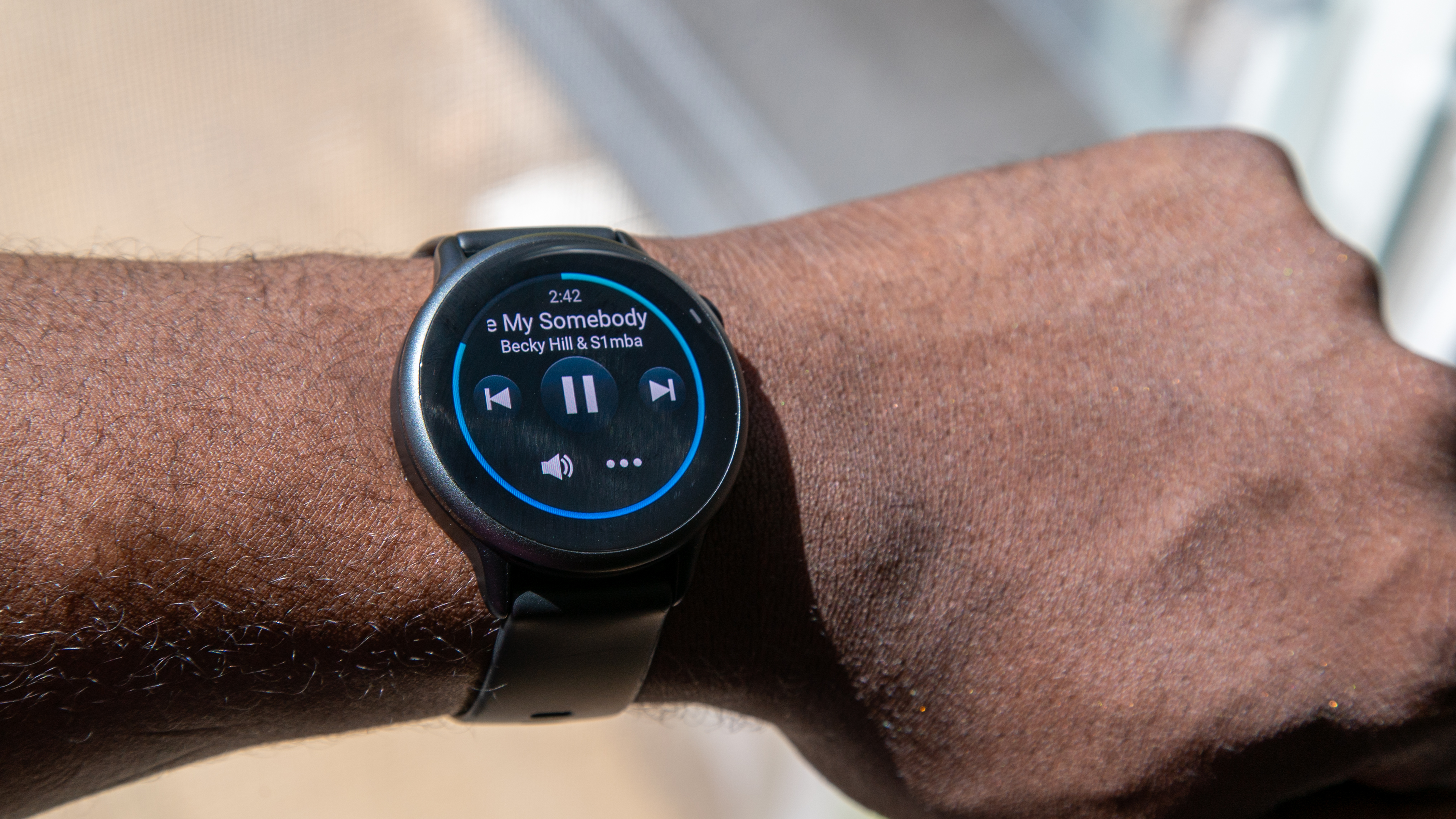 Music controls on the Garmin Vivoactive 6