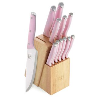 Stainless Steel Knife Set with knife block