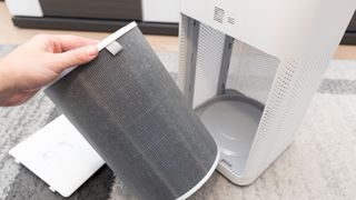 A medium-sized HEPA filter