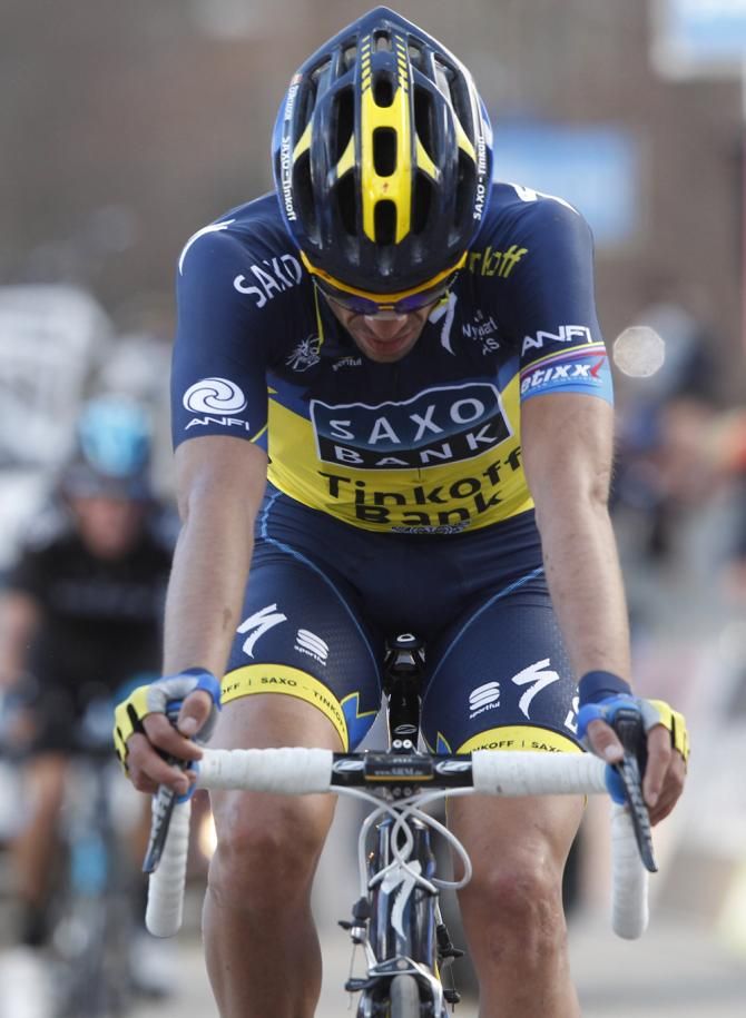 Alberto Contador (Team Saxo-Tinkoff) lost ground