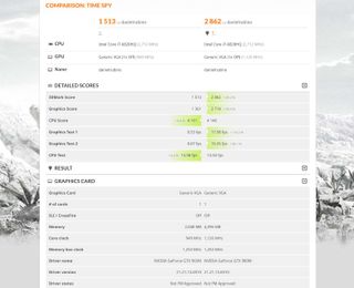 3DMark: Surface Studio 965m (left) versus Surface Studio 980m (right)