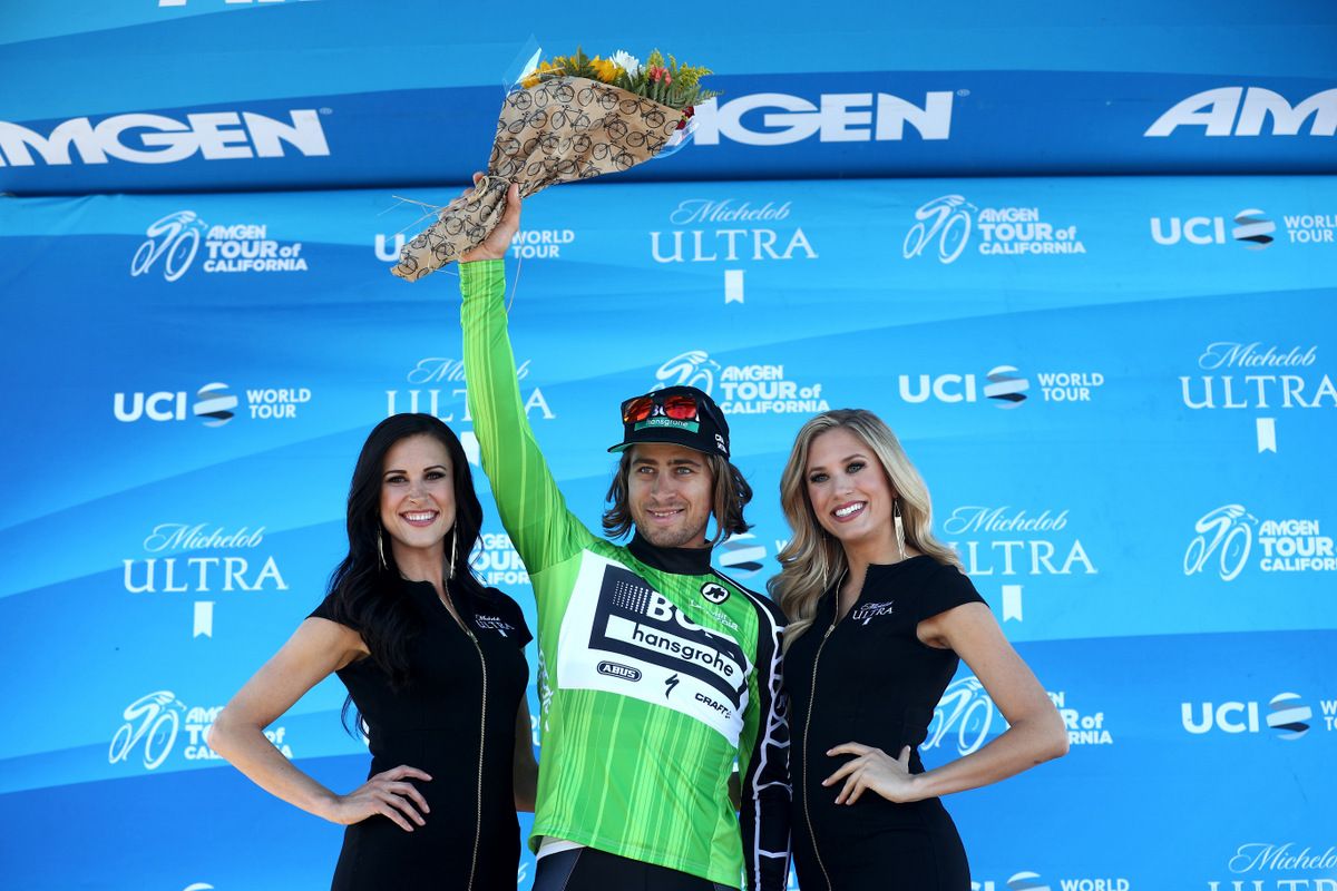 Peter Sagan keeps the points jersey