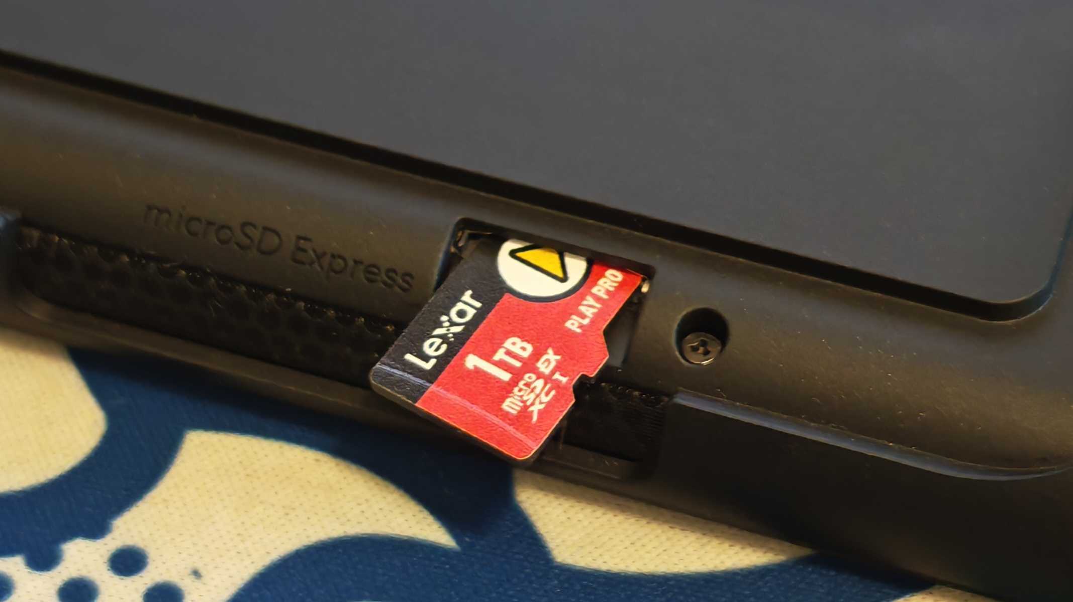 A microSD Express card for Nintendo Switch 2.