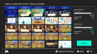 Nintendo Switch Delete Screenshots Select Images
