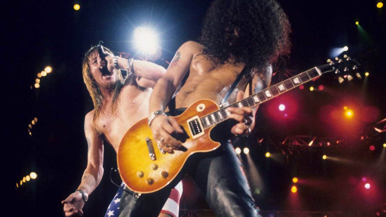 Axl and Slash in 1991