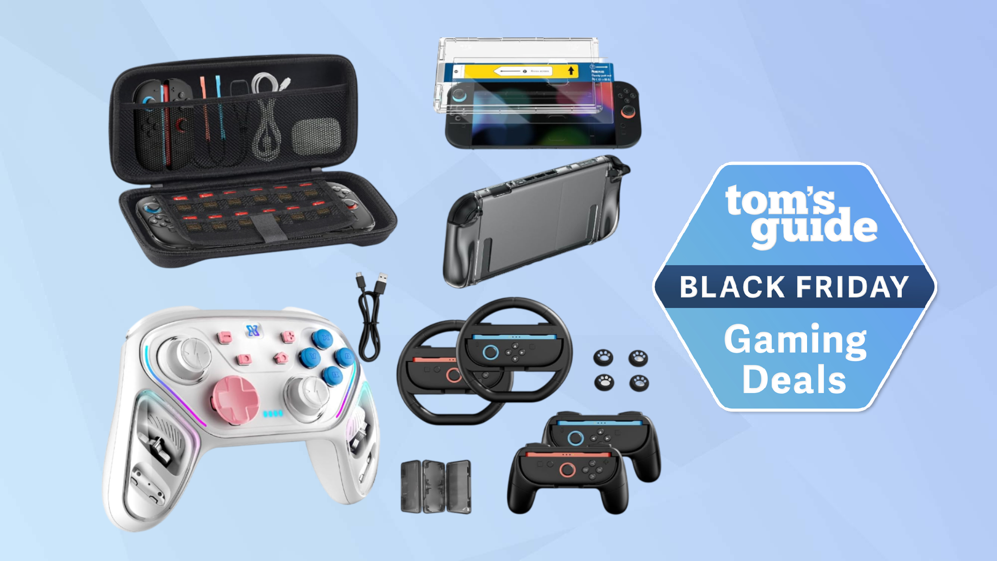 Switch 2 gaming accessories bundle