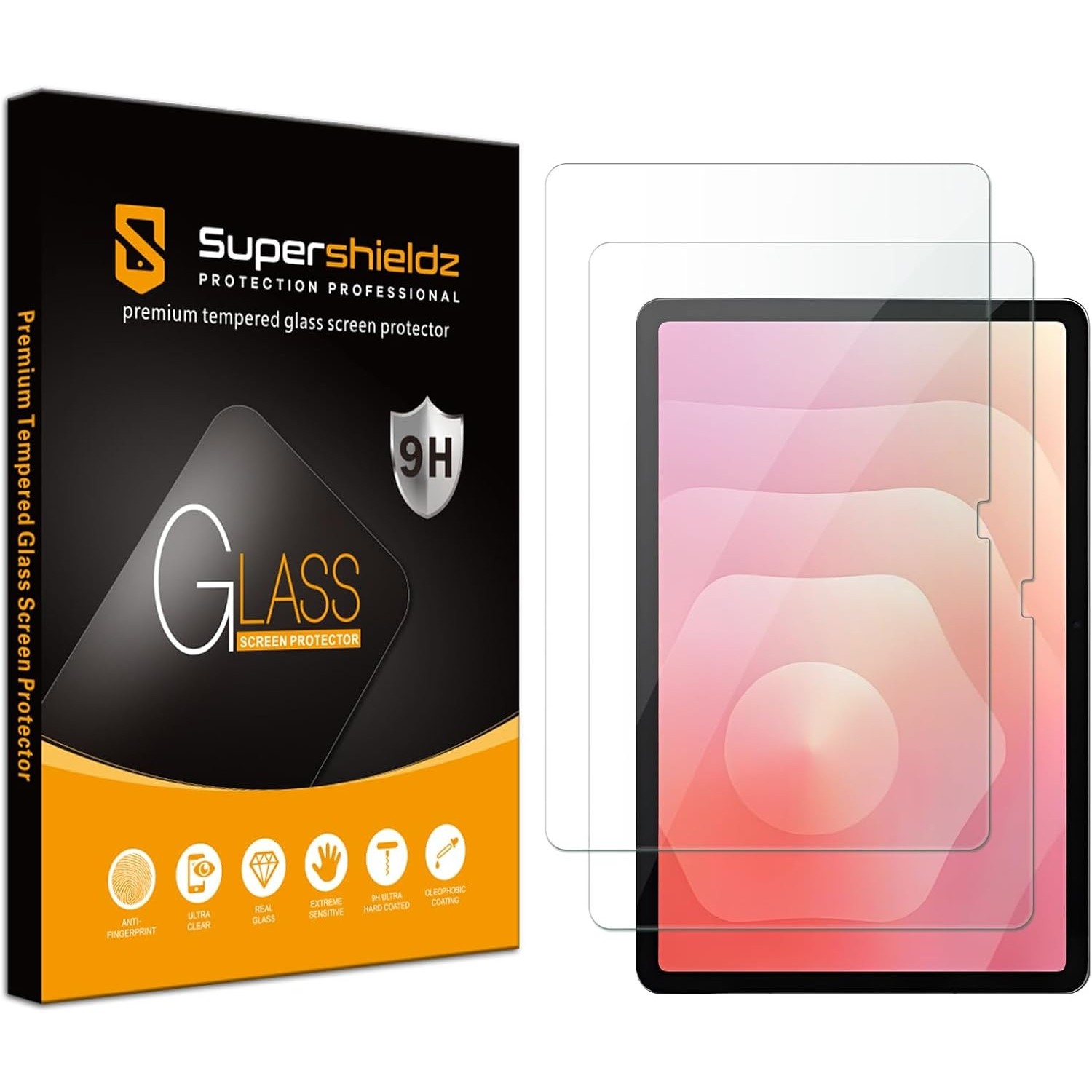 Supershieldz 2 Pack Samsung Galaxy Tab S11 Tempered Glass Screen Protector