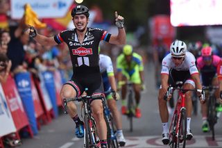 John Degenkolb (Giant-Alpecin) wins the final stage of the 2015 Vuelta a Espana.