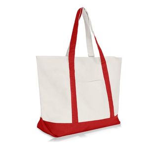 DALIX 22'' Heavy Duty Cotton Canvas Tote Bag