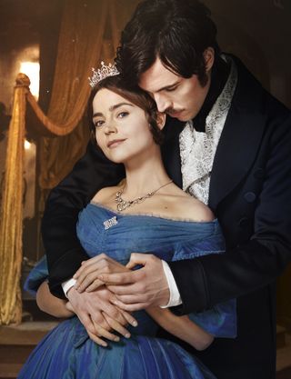 Photo by ITV/REX/Shutterstock Jenna Coleman as Victoria and Tom Hughes as Albert