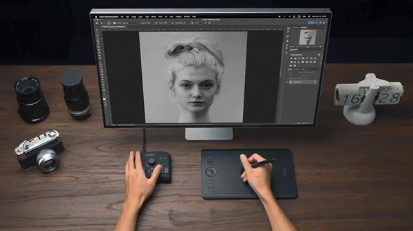 Photo editing using the TourBox Neo Creative Console