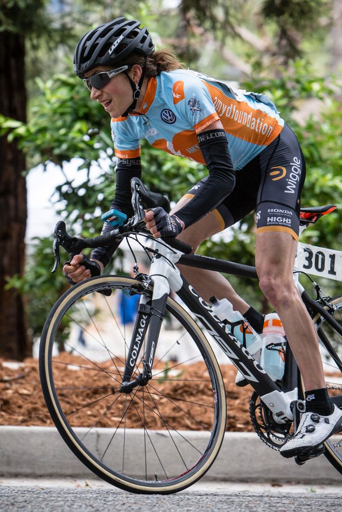 Mara Abbott rode aggressively during the final stage