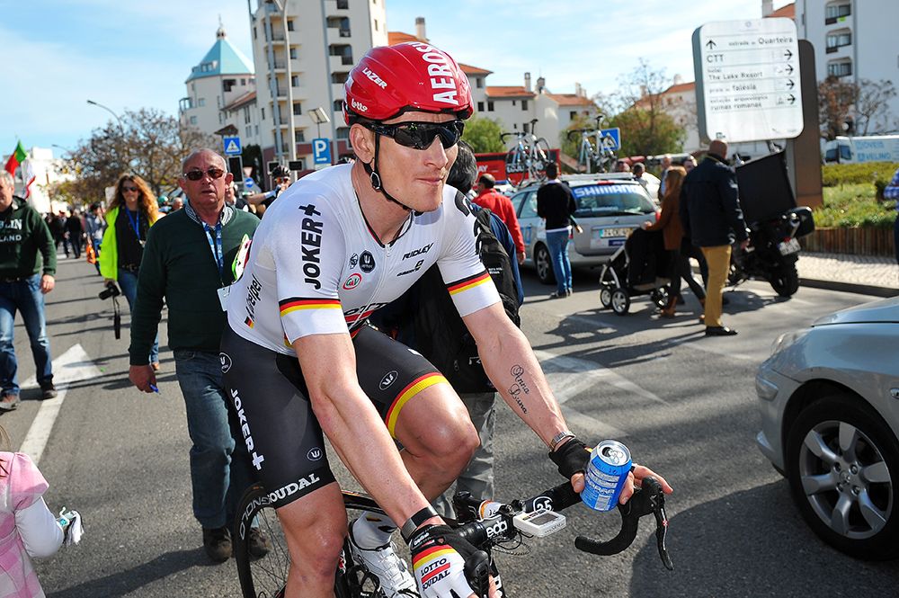 Andr&eacute; Greipel (Lotto-Soudal) after winning the final stage