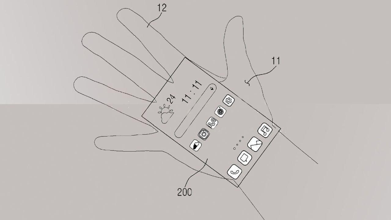 Samsung Galaxy projector patent