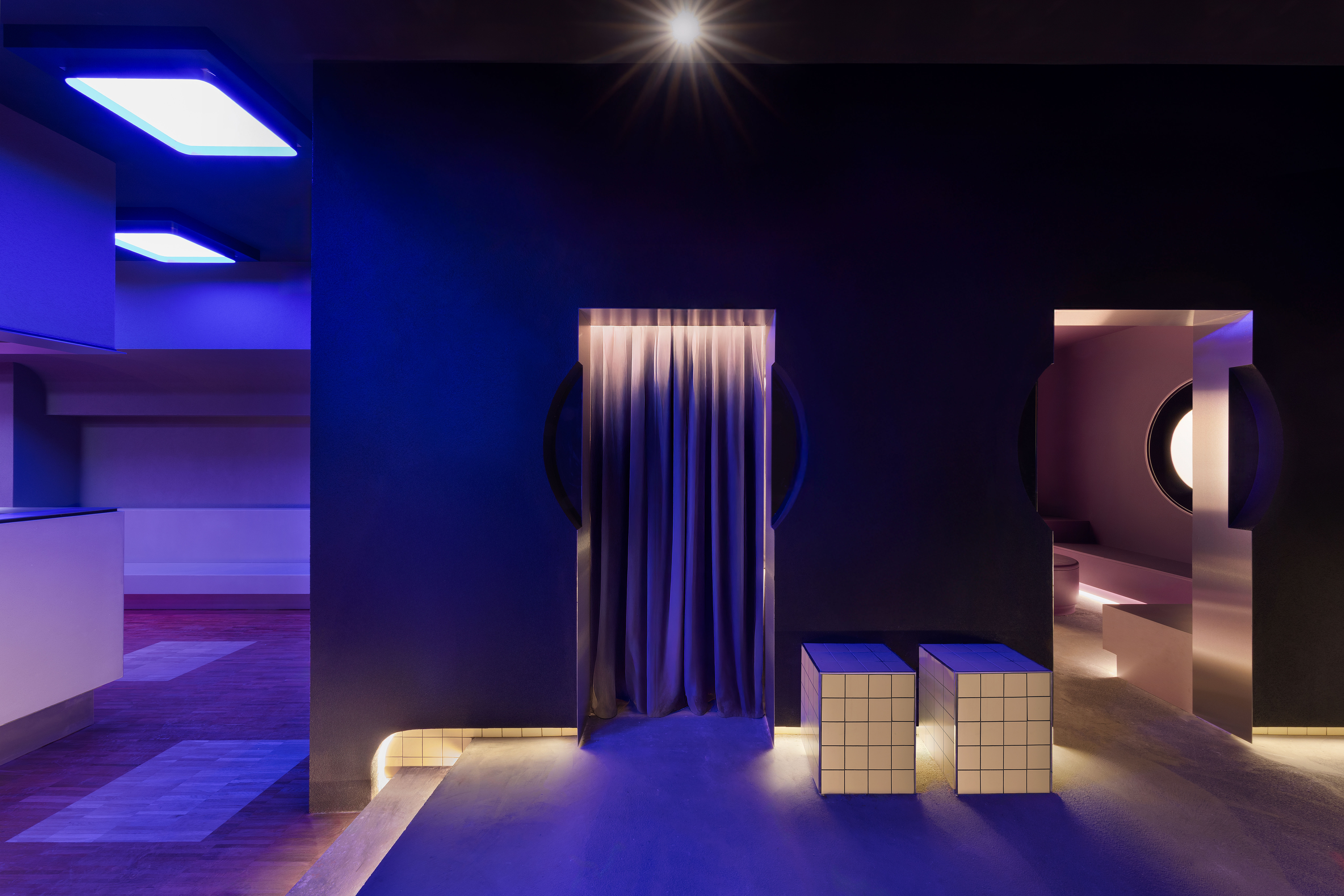 Interior of Duro club, Milano