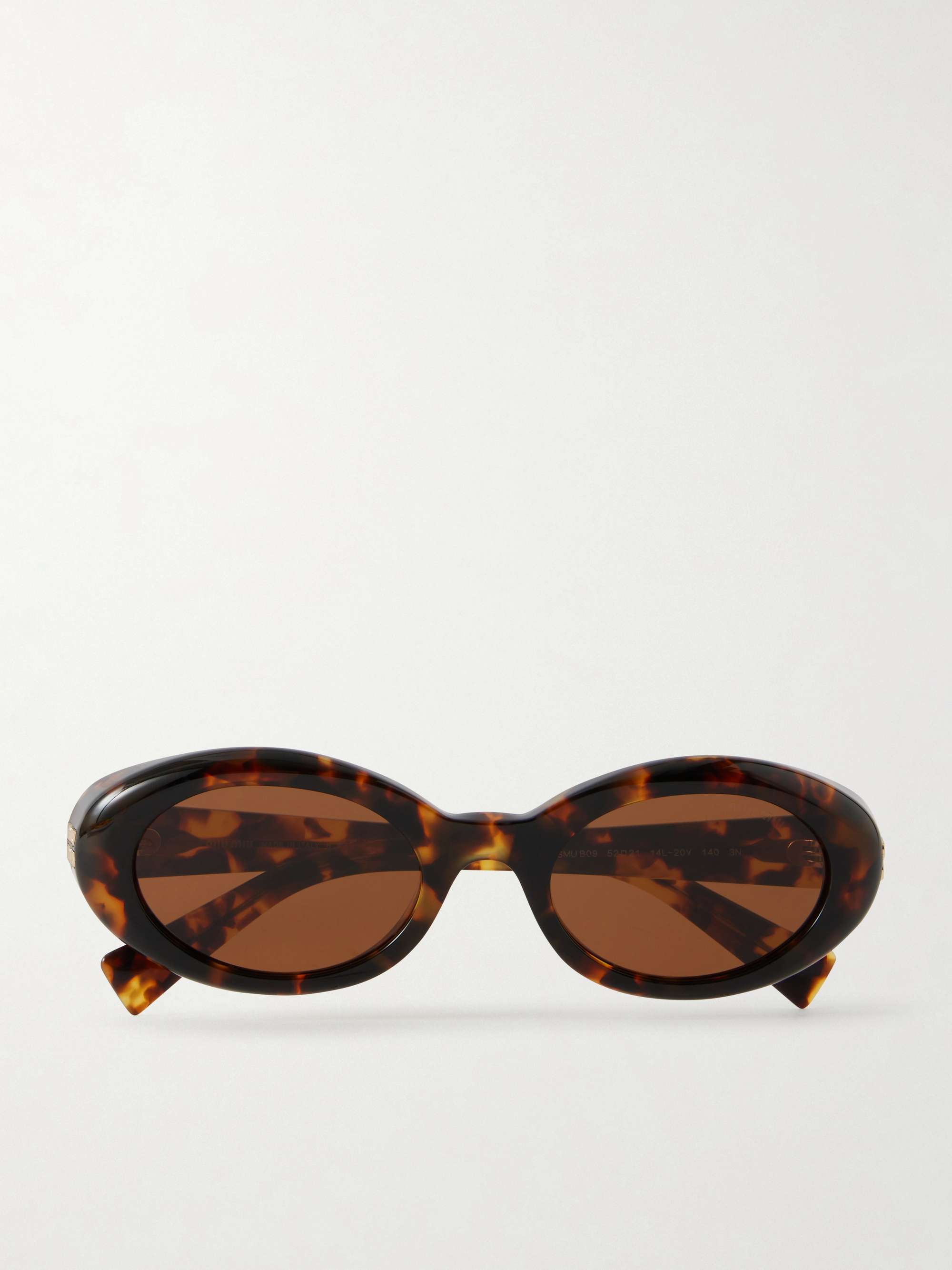 Rounded-Frame Acetate Sunglasses