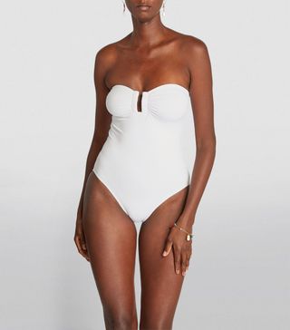 Womens Eres White Strapless Cassiopée Swimsuit | Harrods Uk