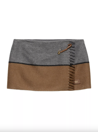 Prada, Cashmere Mini Skirt