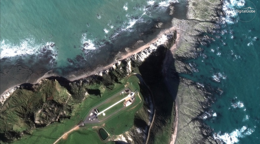 Electron rocket at Mahia Peninsula