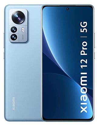 Xiaomi 12 Pro renders with a blue back panel