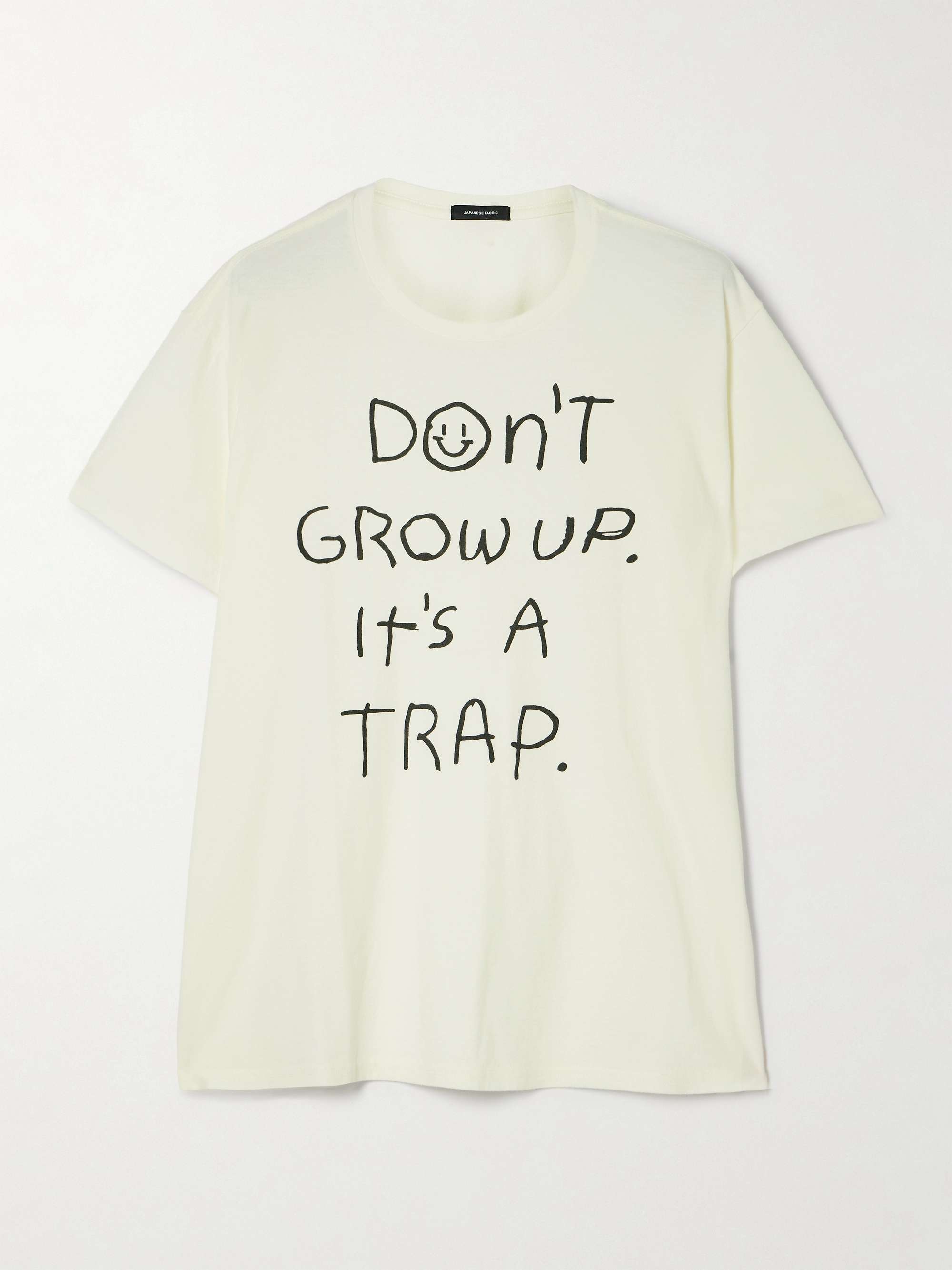 Don&#039;t Grow Up Boy Printed Cotton-Jersey T-Shirt