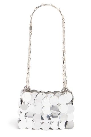 Rabanne Nano Sparkle Shoulder Bag